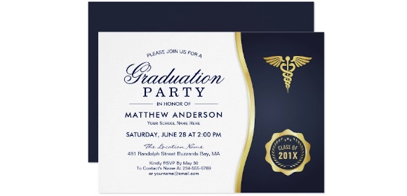 FREE 3 Nursing Graduation Invitation Templates In PSD
