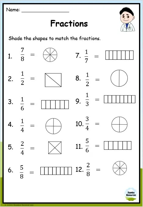 3rd grade review worksheet