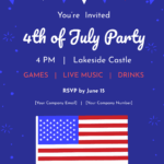 Free 4th Of July Party Invitation Template To Edit Online