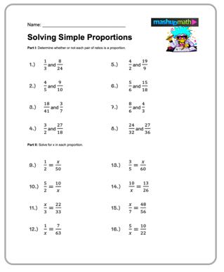 Free 6th Grade Math Worksheets Printable W Answers Mashup Math 