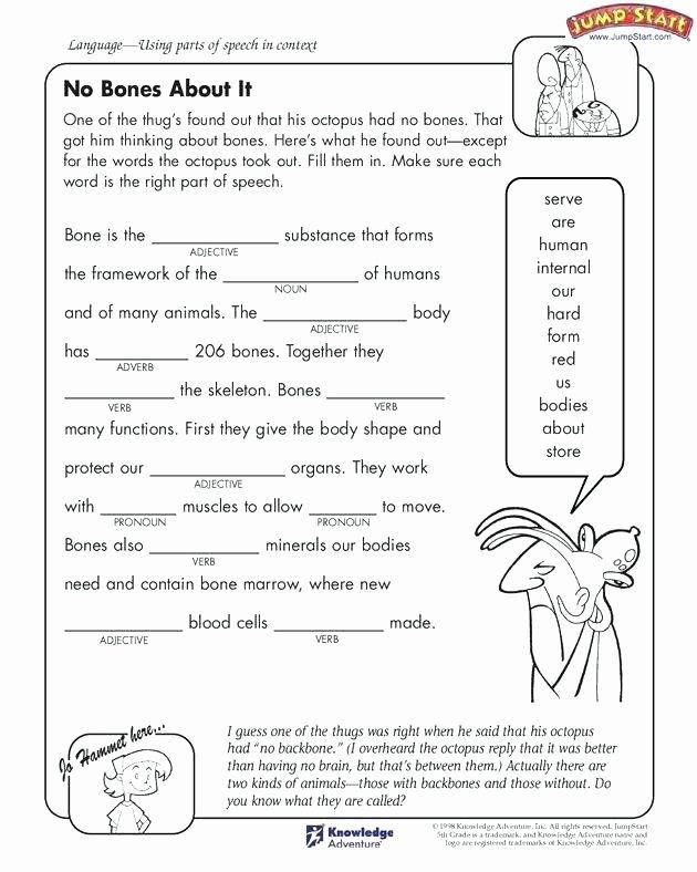 6th grade language arts worksheets