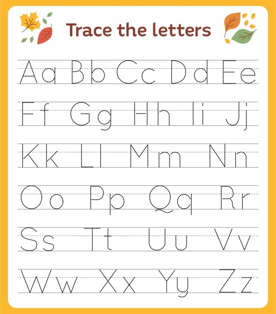 Free Alphabet Printable Worksheets Free Printable Templates