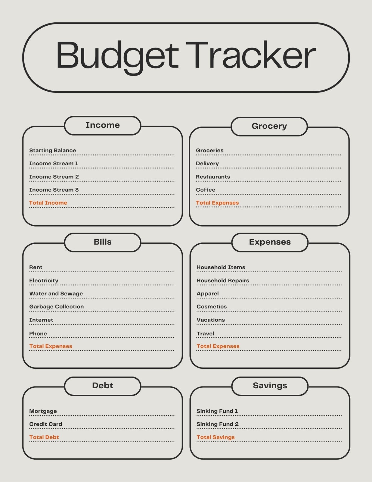 printable monthly budget worksheet pdf free download