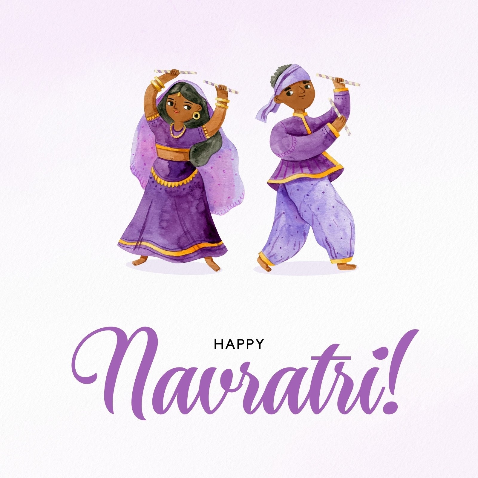 Free And Customizable Navratri Templates