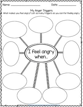 Free Anger And Feelings Worksheets For Kids Worksheets Library