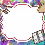 FREE Art Party Invitation Template FREE Printable Birthday Invitation