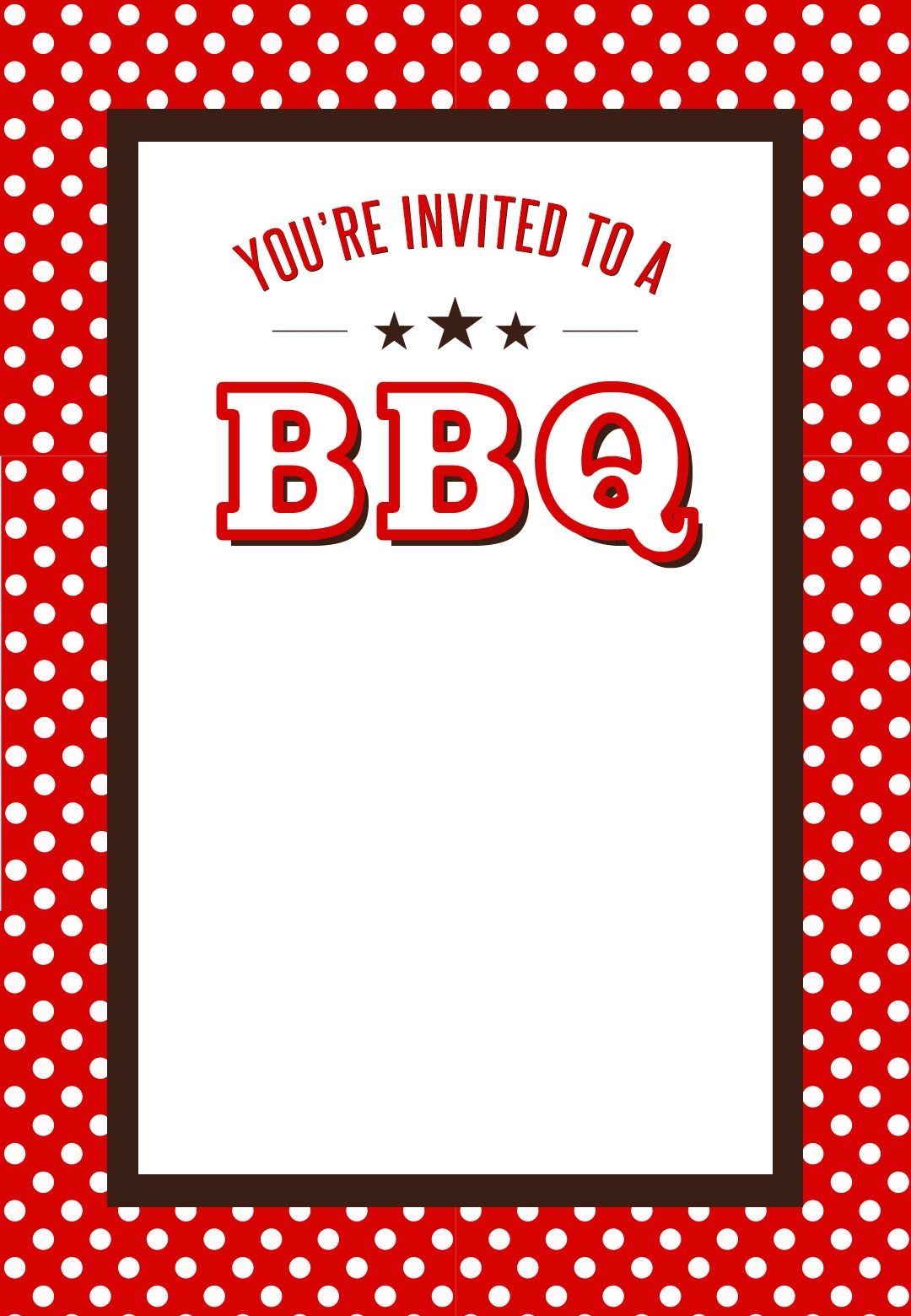 Free Barbeque Invitation Templates Content Calendar Template