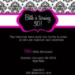 Free Birthday Invitation Templates Printable