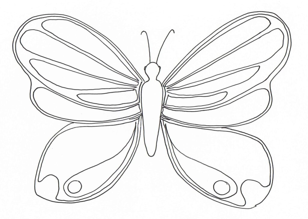 Free Butterfly Coloring Pages Printable Printable edu pe