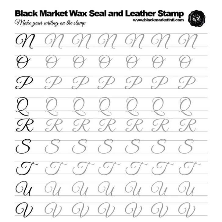 Free Calligraphy Worksheets Printable Sheets Ronald Worksheets