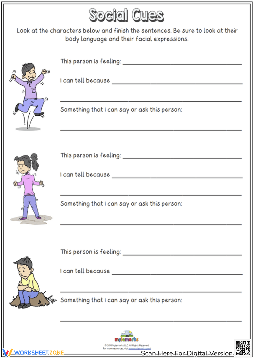 autism worksheets