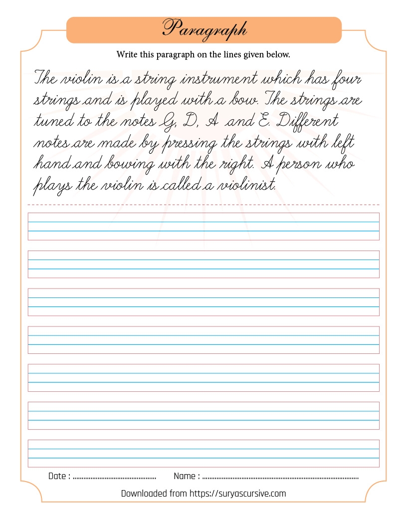 cursive practice worksheets for adults