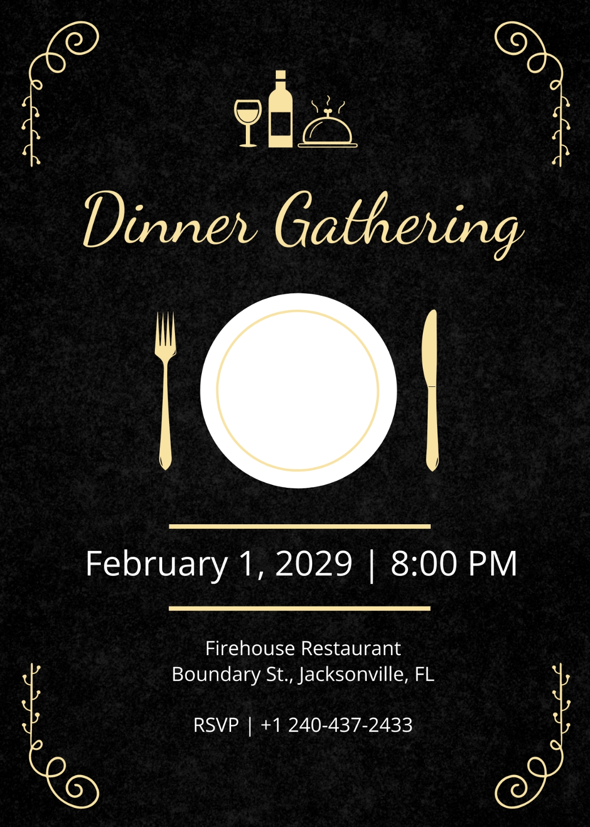 dinner invite template