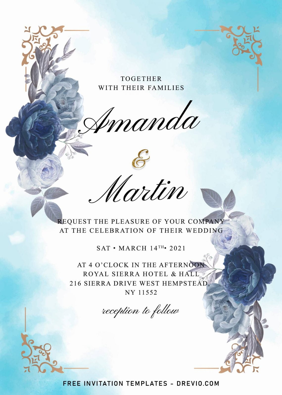 Free Downloadable Templates For Wedding Invitations Nopujewelry