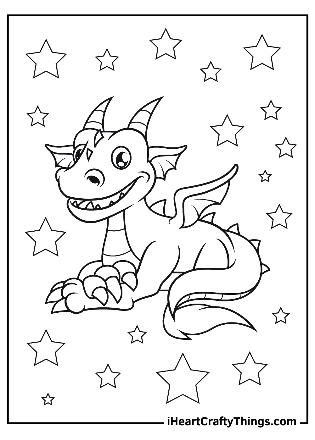 free dragon coloring pages printable