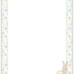 Free Easter Bunny Note Printable Editable Letter Templates