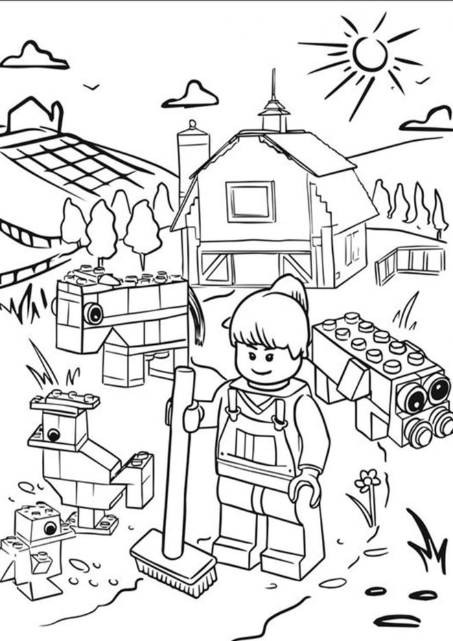 Color Pages Lego