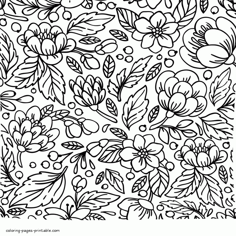 printable pictures of a flower