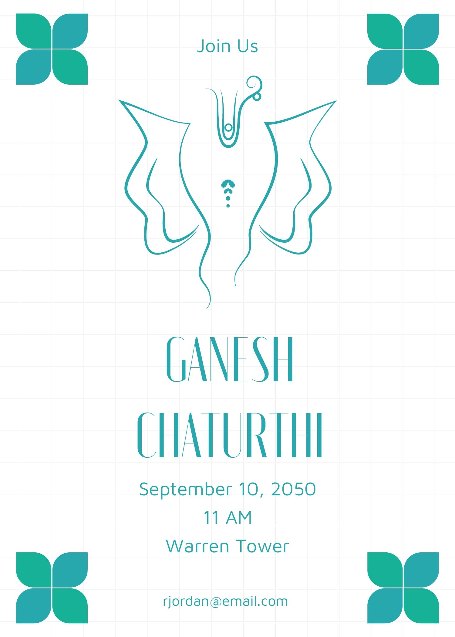 ganpati invite template