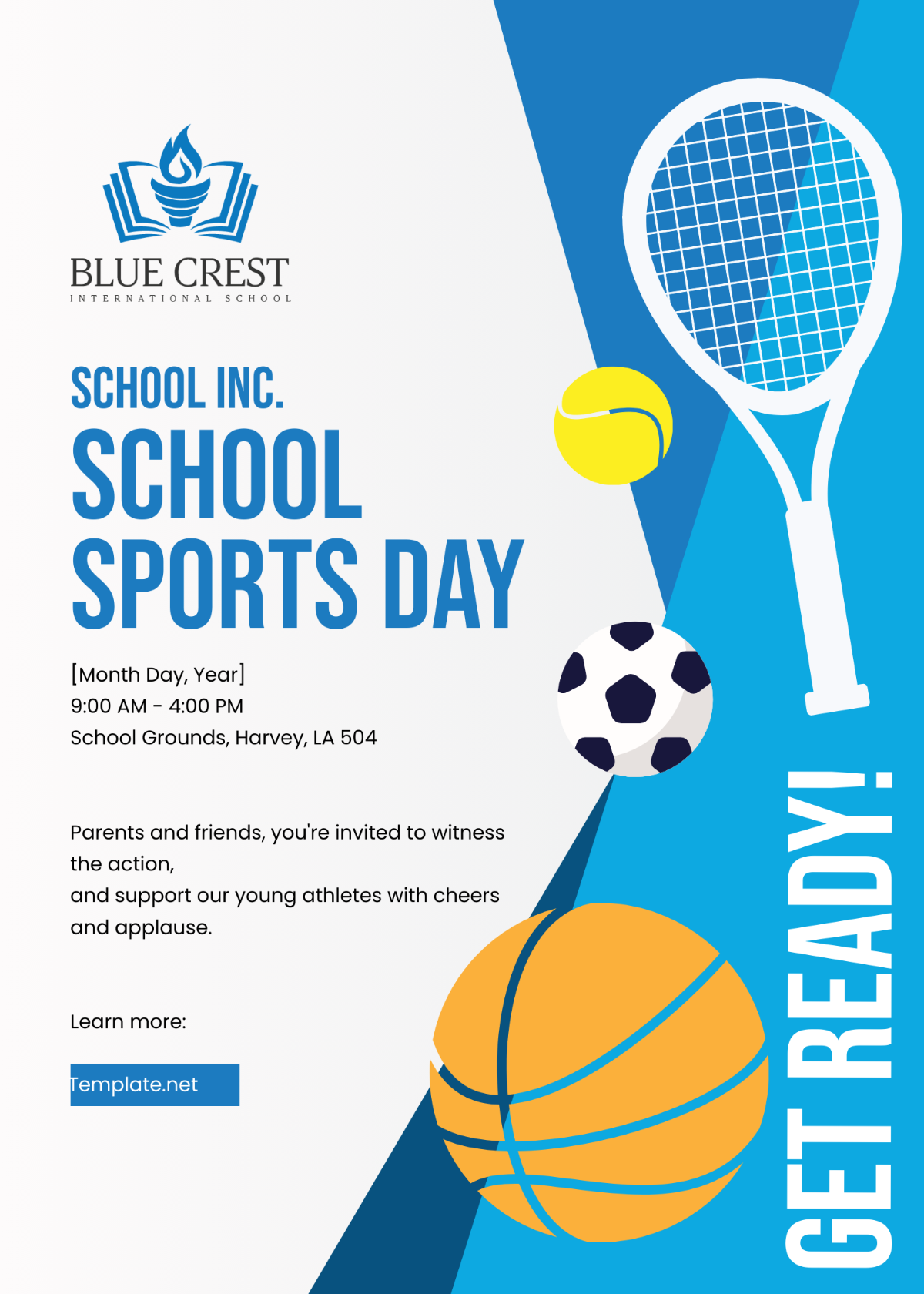 Free Golf Day Sports Invitation Template To Edit Online
