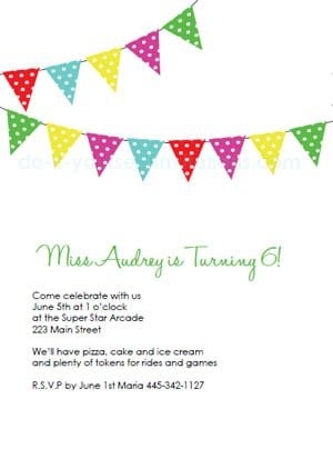 Free Halloween Birthday Party Invite Templates