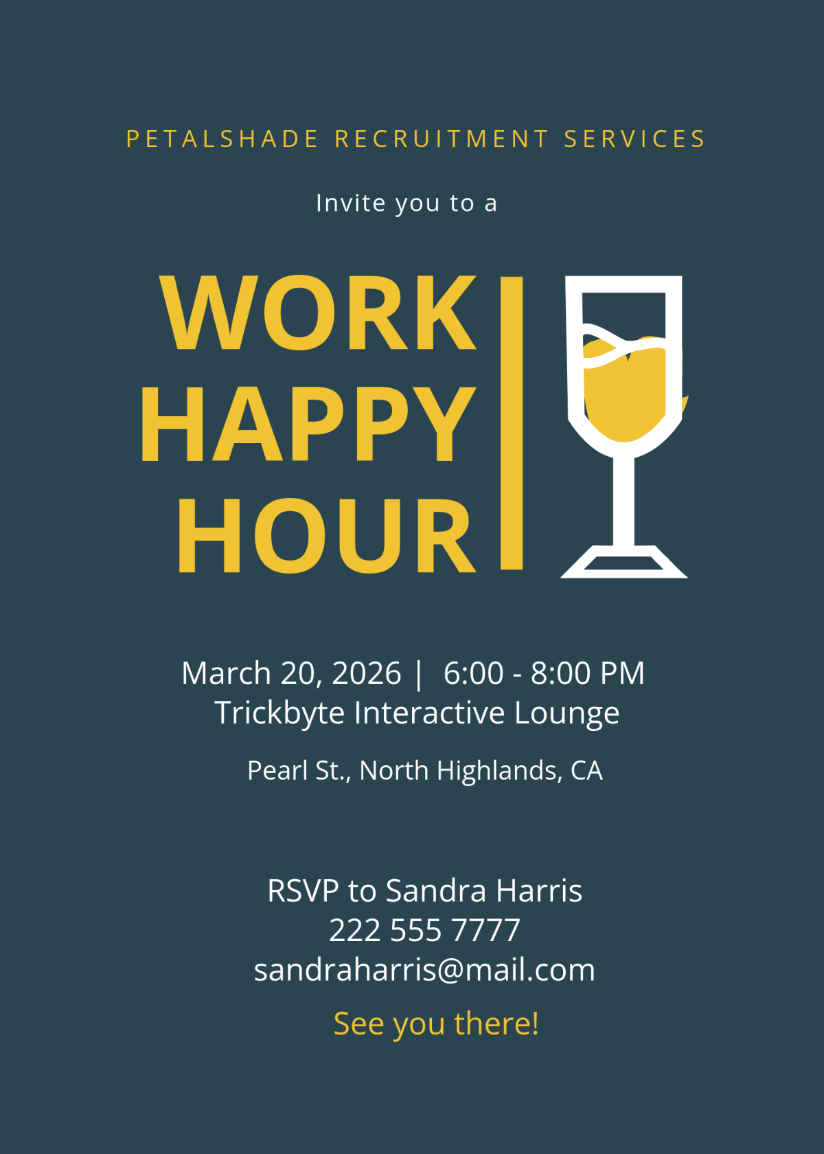 FREE Happy Hour Invitation Templates Examples Edit Online 
