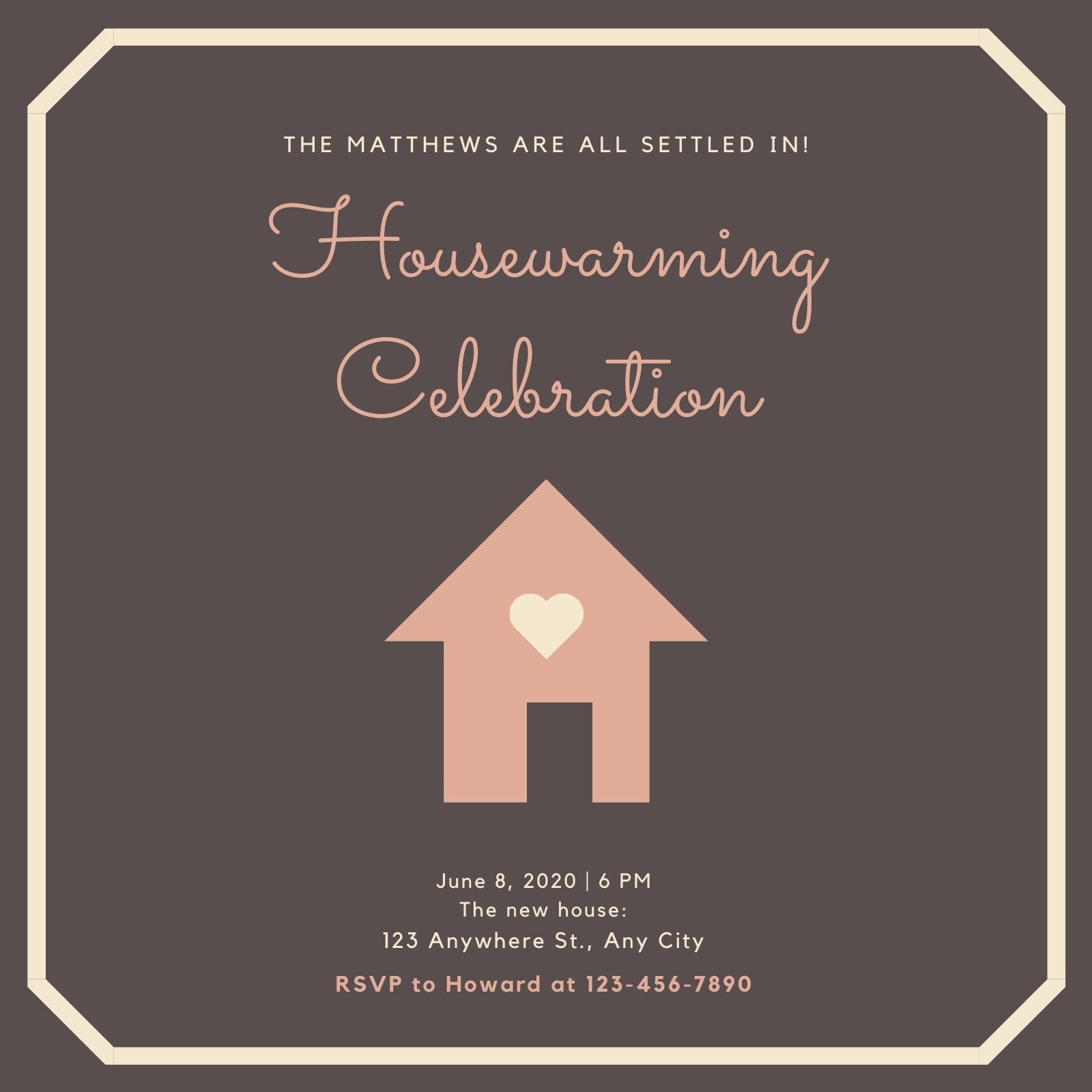 Free Housewarming Invitation Card Template Sarseh