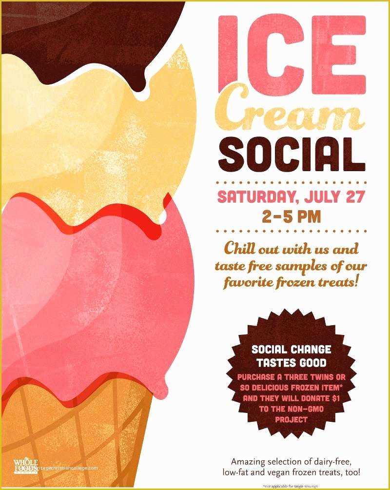 ice cream invitation template free