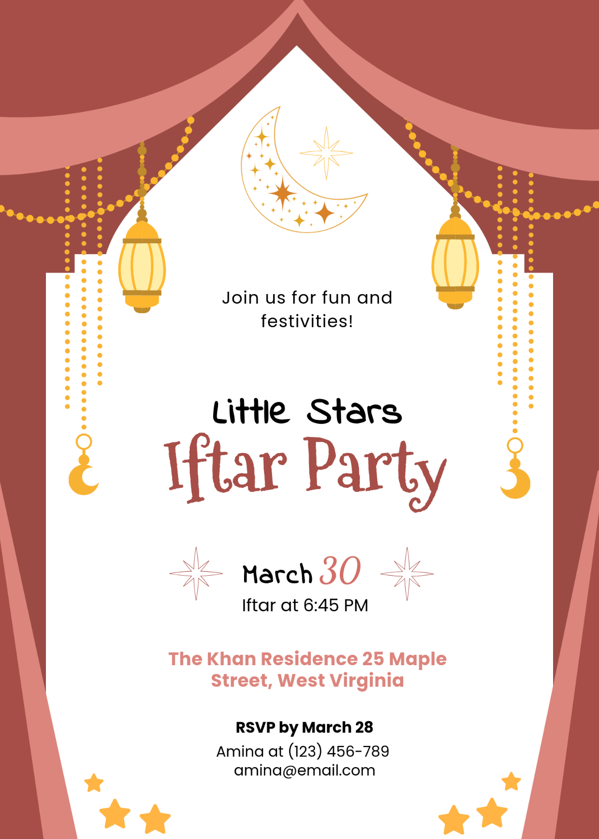 Free Iftar Invitation Templates Editable And Printable