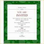 Free Invitation Templates For Word Of Business Invitation Template