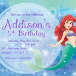 Free Little Mermaid Invitation Templates