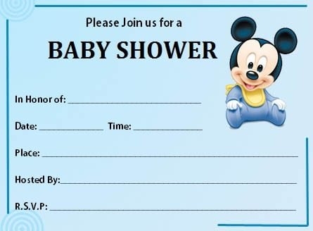 Free Mickey Invitation Templates