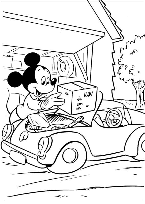 Free Mickey Mouse Coloring Page Free Printable Coloring Pages For Kids