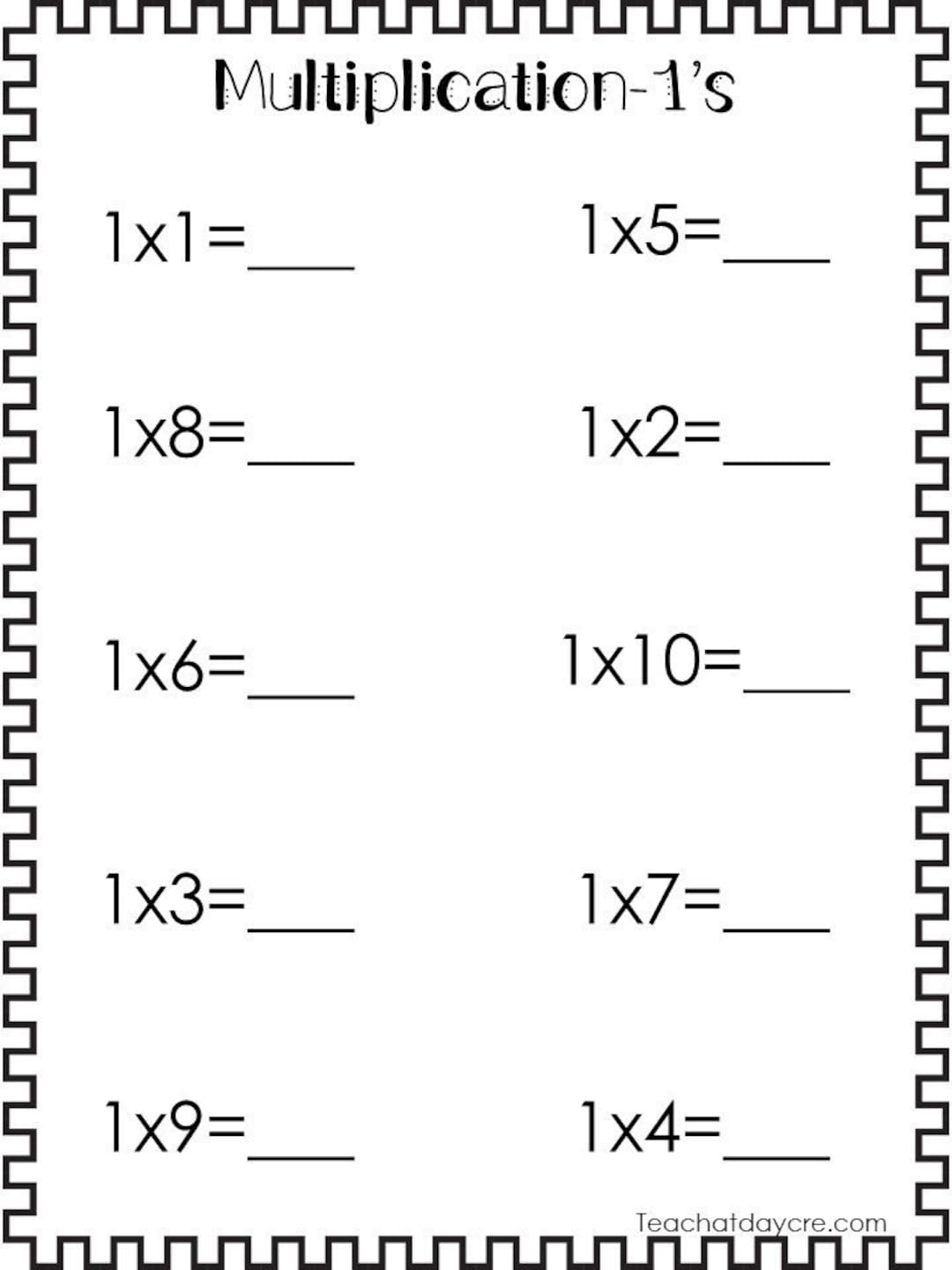 Free Multiplication Worksheets Multiplication Worksheets Library