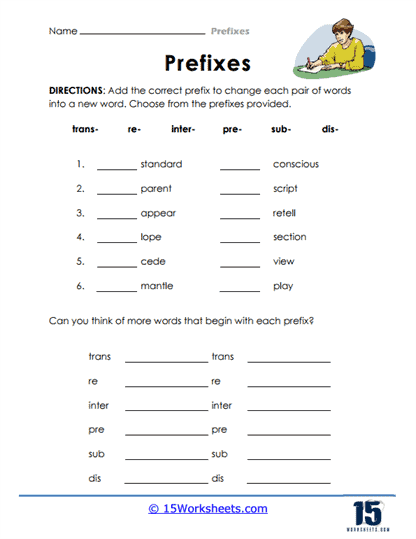 FREE Prefixes Worksheet teacher Made Worksheets Library