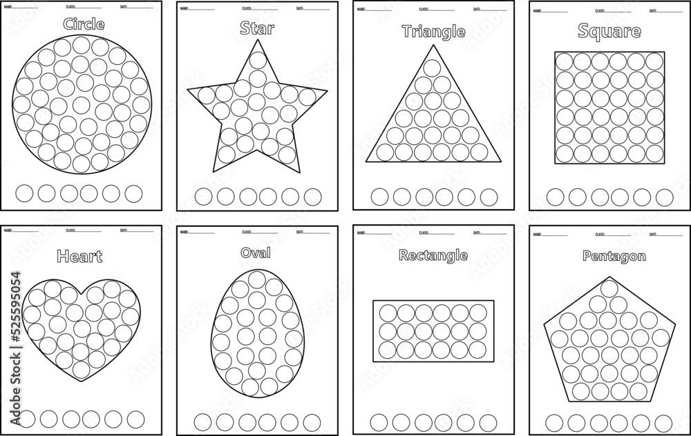 color shapes worksheet