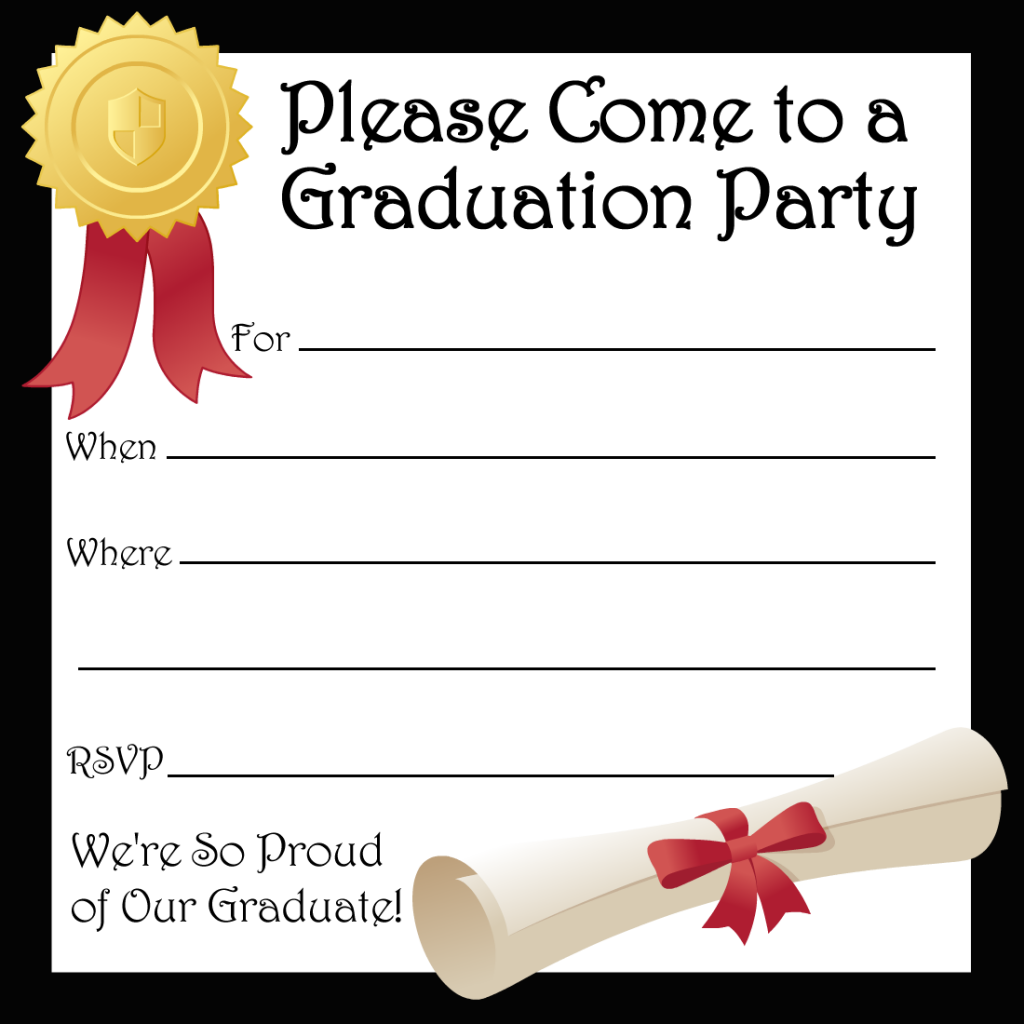 preschool graduation invitation templates free download