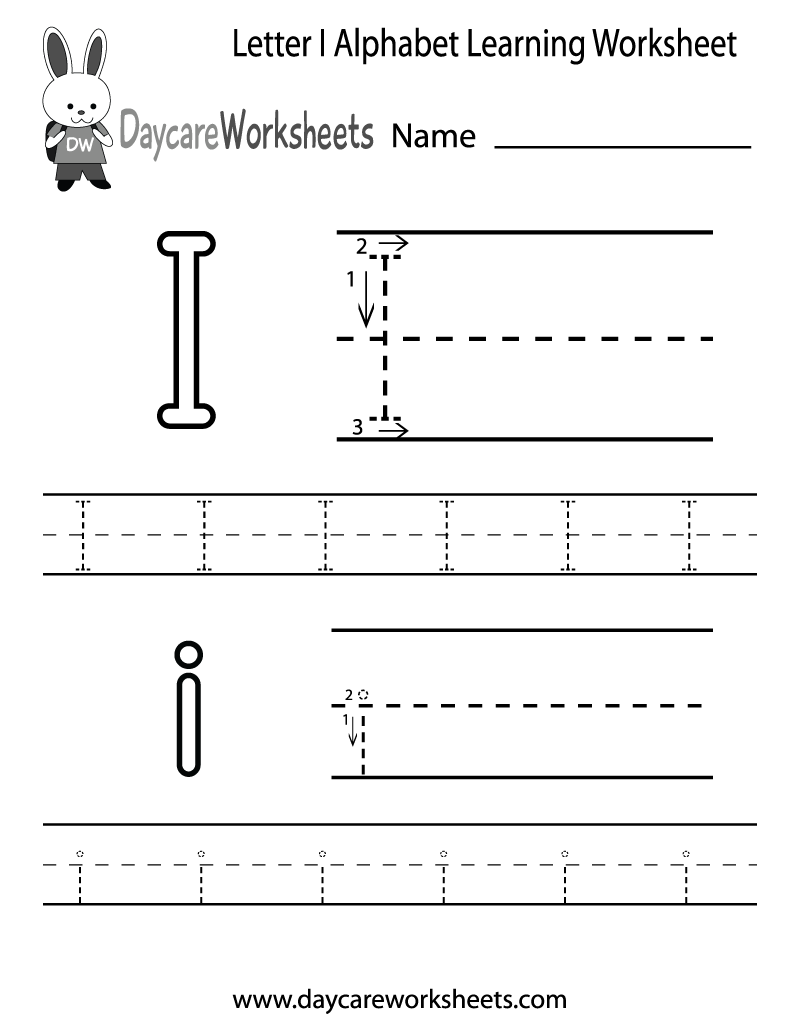 FREE Preschool Letter I Worksheets And Printables Ages 3 4 Years 