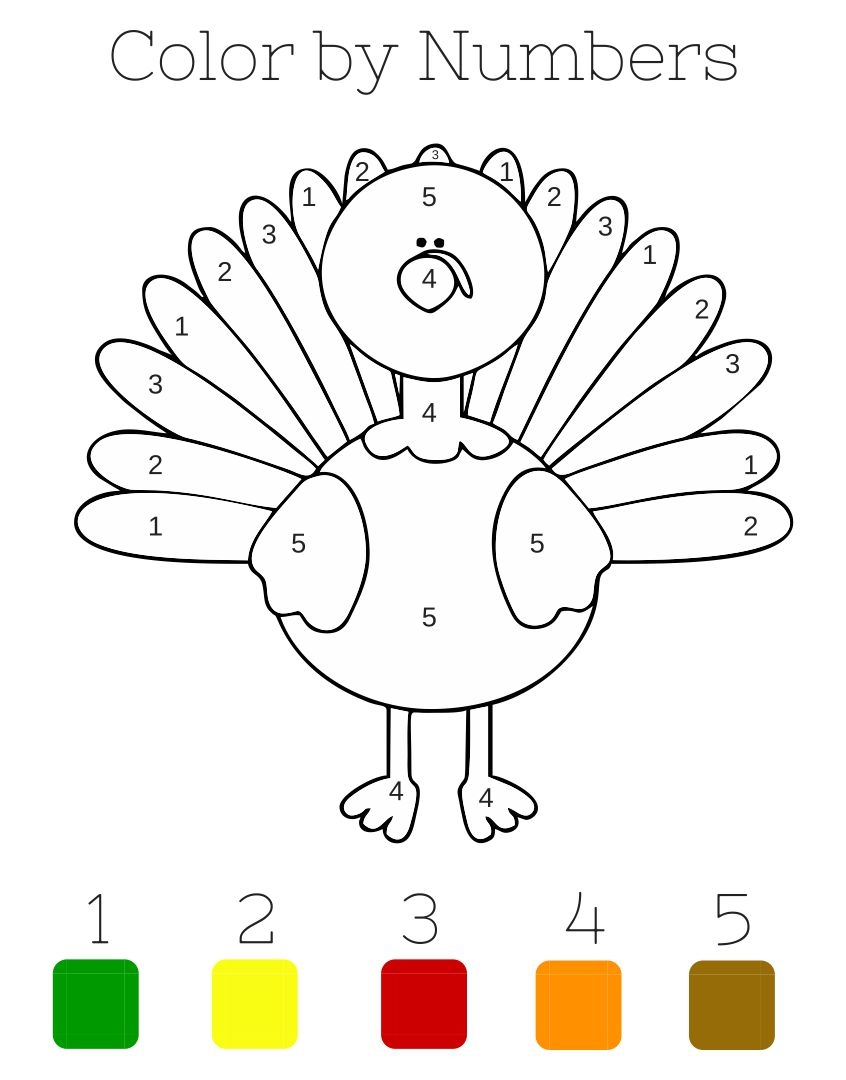 Free Preschool Thanksgiving Printable