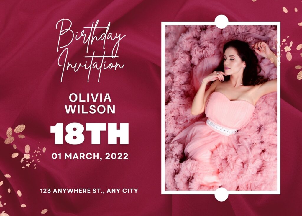 Free Printable 18th Birthday Invitation Templates Canva 55 OFF