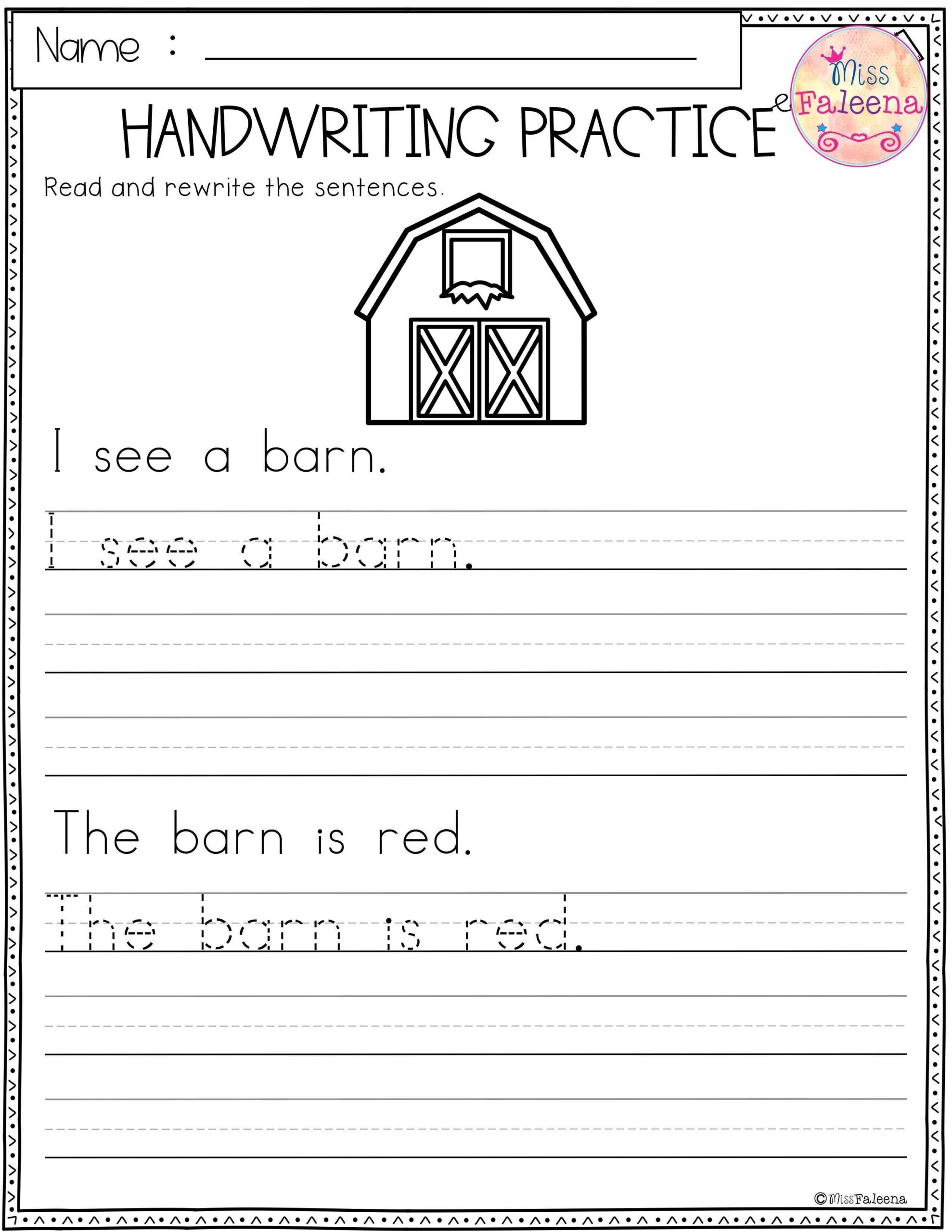 learning to read worksheets