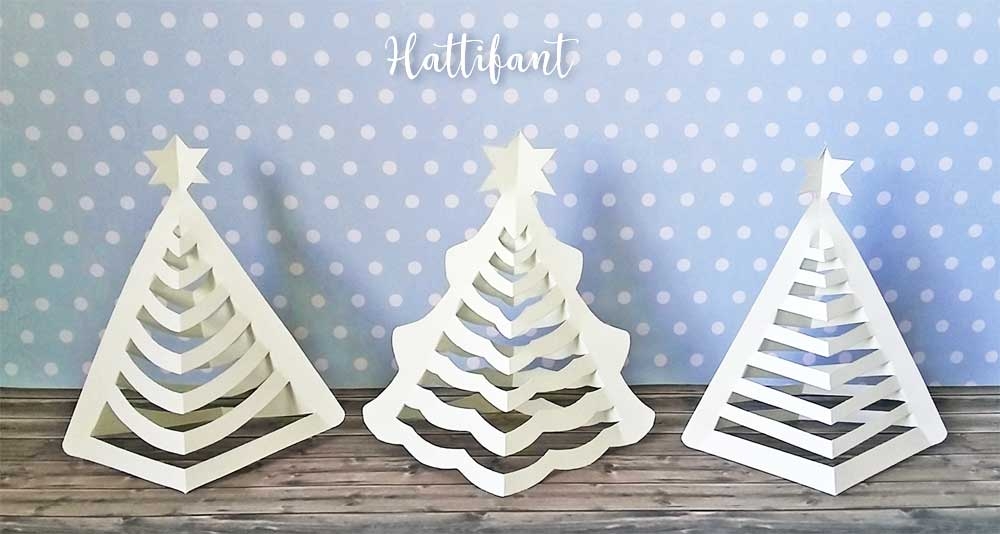 Free Printable 3d Christmas Tree Template Printable Online