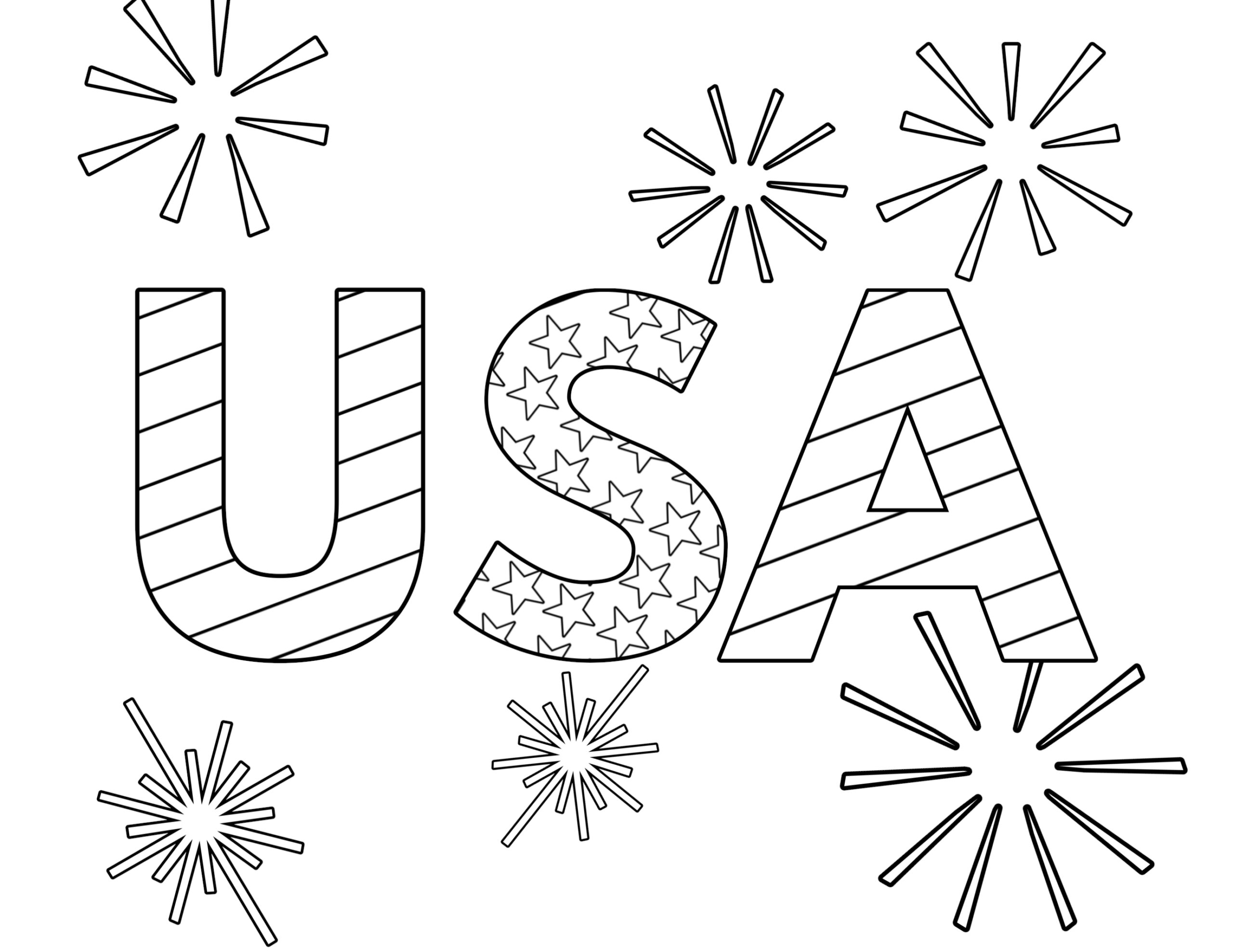 free printable 4th of july coloring pages