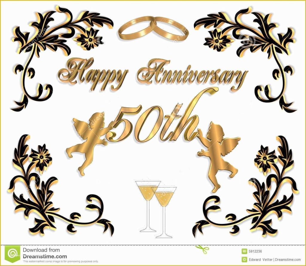 Free Printable 50th Wedding Anniversary Invitation Templates Of 23