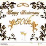 Free Printable 50th Wedding Anniversary Invitation Templates Of 23