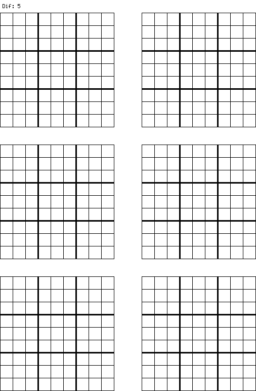 Free Printable 9x9 Sudoku Puzzles