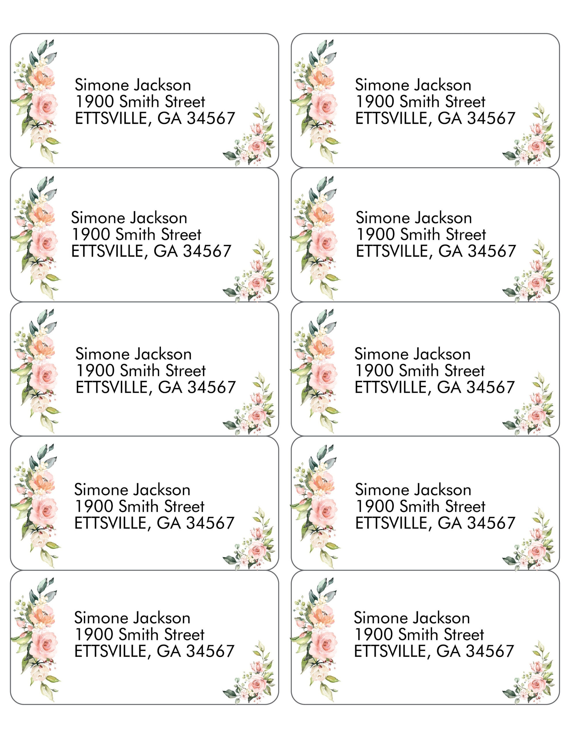 printable labels templates free