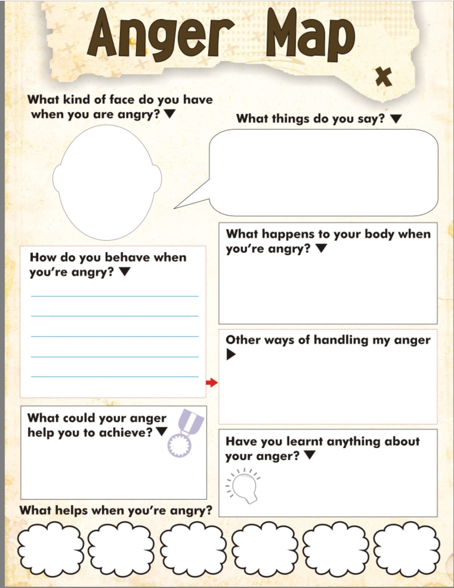 Free Printable Anger Management Activities Free Printable Anger 