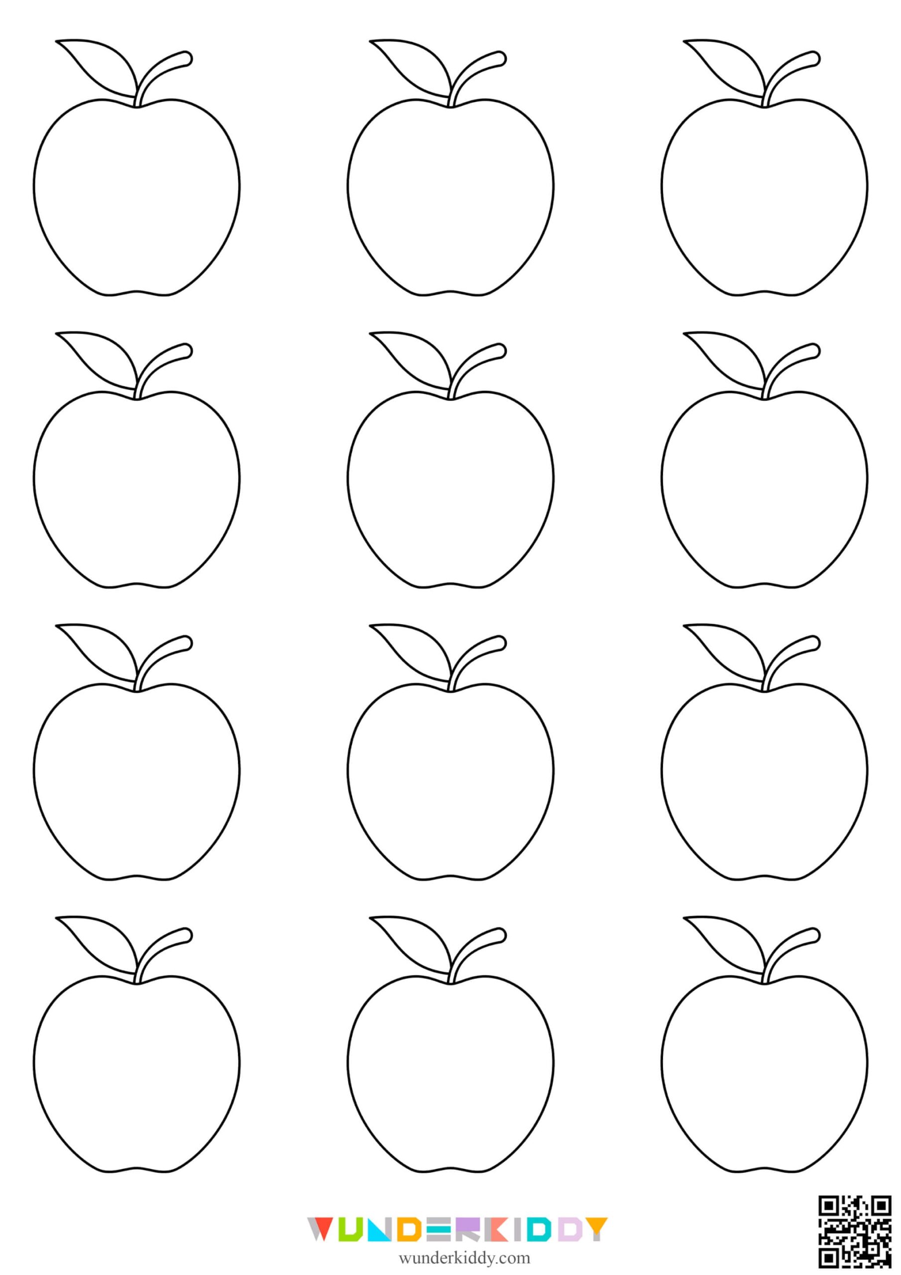 printable apple pictures