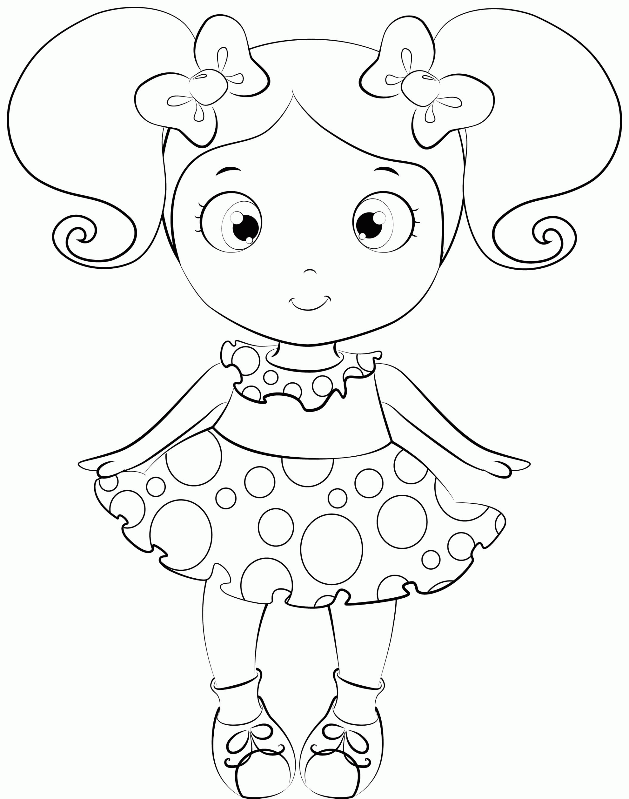 Free Printable Baby Doll Coloring Pages Coloring Home